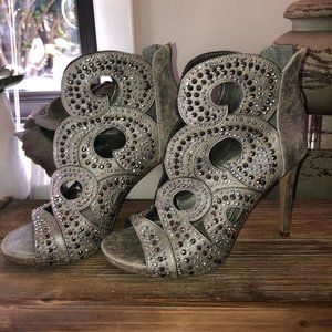 Gianni Bini Merilee Rhinestone Heels size 7.5